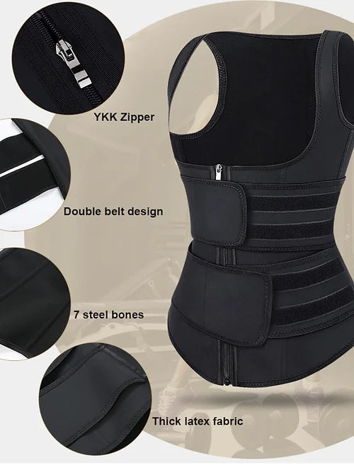 Double Strap Latex Vest