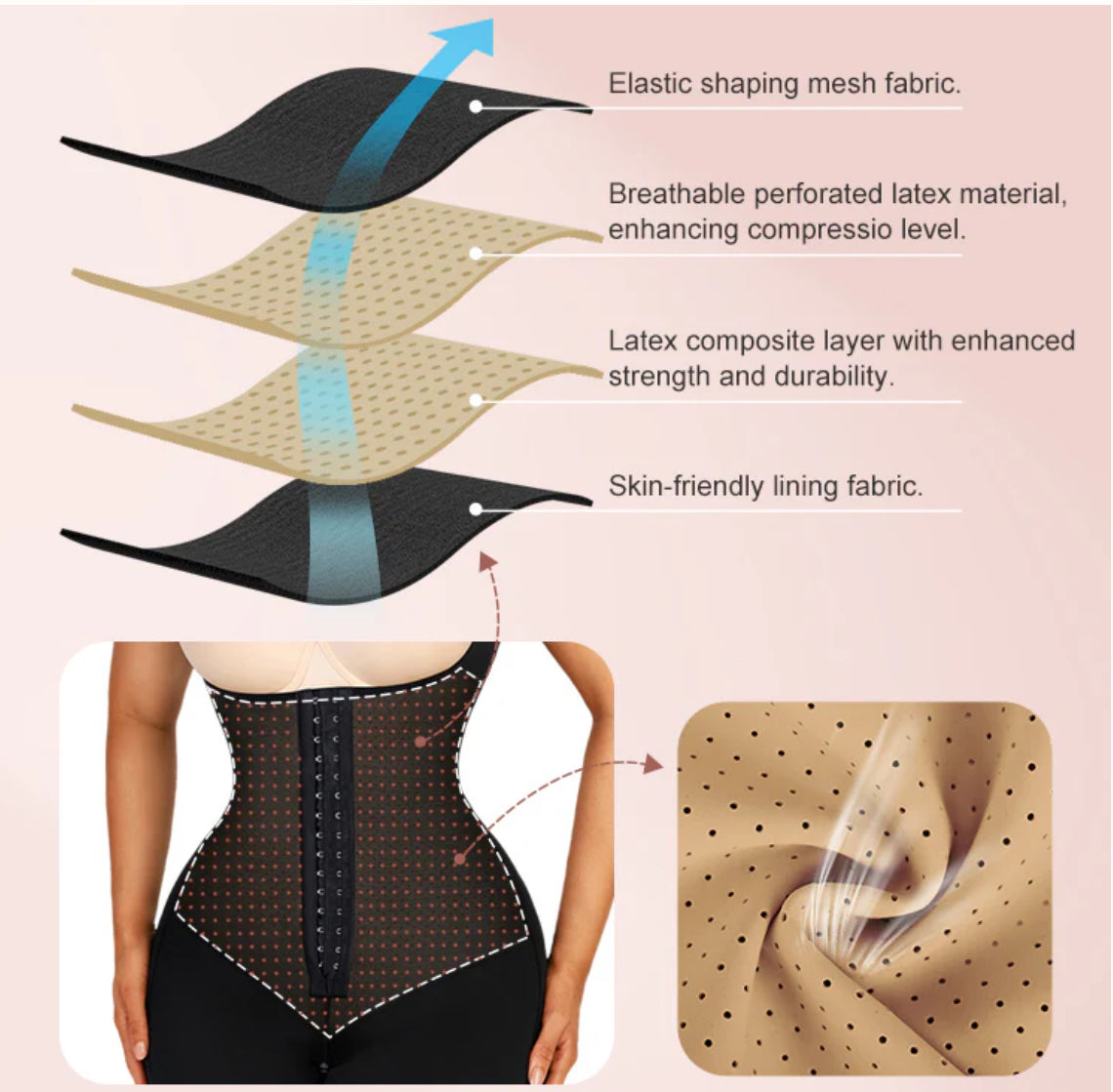 Latex Breathable Faja